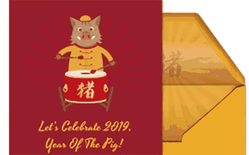 Red Envelope Year Of The Pig GIF - Red Envelope Year Of The Pig Chinese New Year GIFs