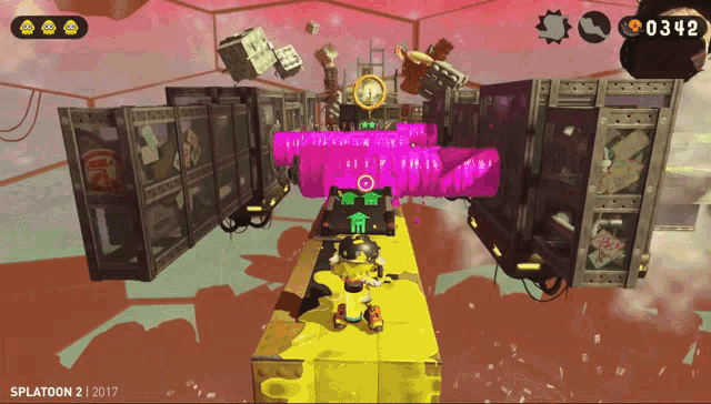 a screenshot of a game called splatoon 2
