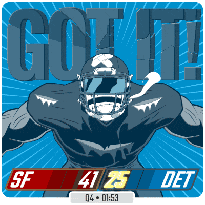 an illustration of a football player with the numbers 41 and 25