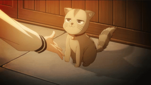 Anime Cat Happy GIF - Anime Cat Happy Paw GIFs