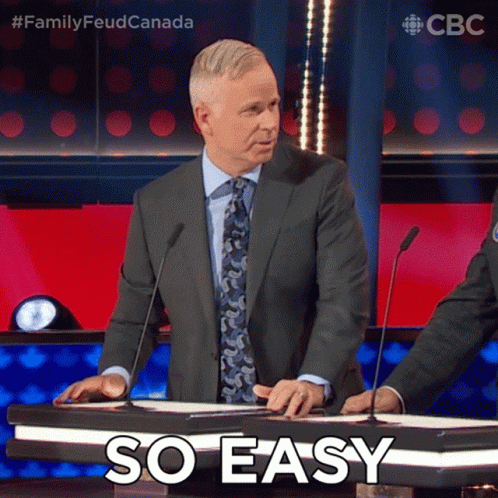 So Easy Gerry Dee GIF - So Easy Gerry Dee Family Feud Canada GIFs