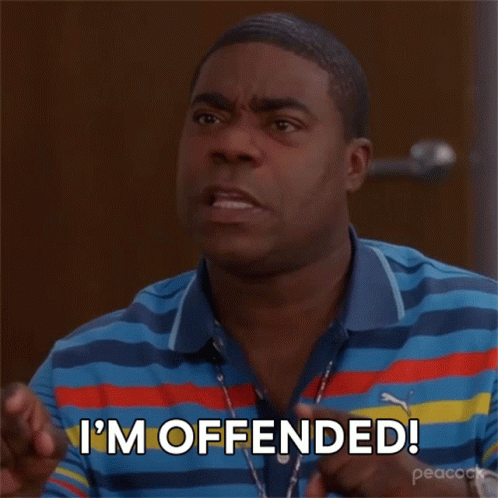 Im Offended Tracy Jordan GIF - Im Offended Tracy Jordan 30rock GIFs