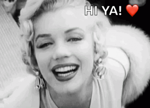 Kiss Marilyn Monroe GIF - Kiss Marilyn Monroe Smile GIFs