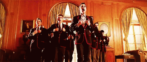 Warblers Glee GIF - Warblers Glee Singing GIFs
