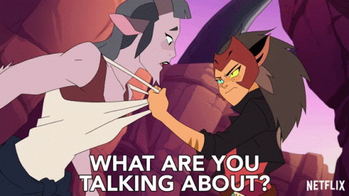 What Are You Talking About Catra GIF - What Are You Talking About Catra Horned Goon GIFs