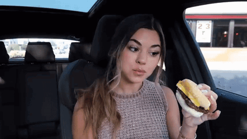 Steph Pappas Wendys GIF - Steph Pappas Wendys English Muffin Breakfast Sandwich GIFs