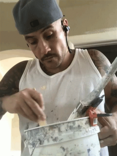 Painting Stirring Paint GIF - Painting Paint Stirring Paint GIFs
