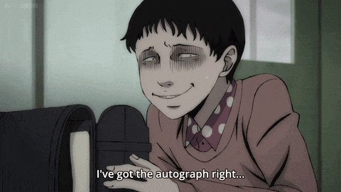 a cartoon character says " i 've got the autograph right ... "