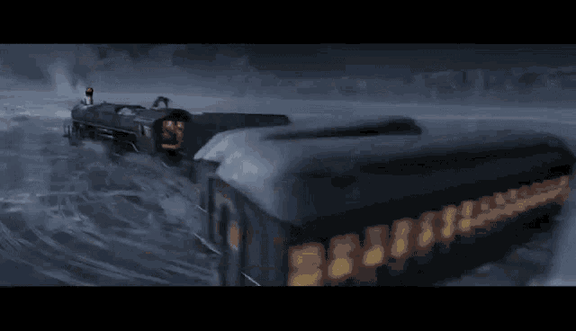 a train with the word dank on the side