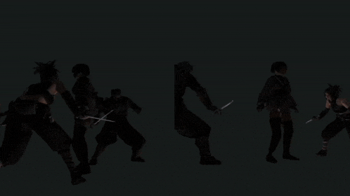 a video game shows a man and a woman fighting