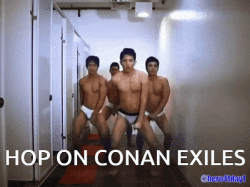 Hop On Conan Exiles Get On Conan Exiles GIF - Hop On Conan Exiles Get On Conan Exiles Conan Exiles GIFs