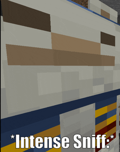 a screenshot of a game with the words intense sniff