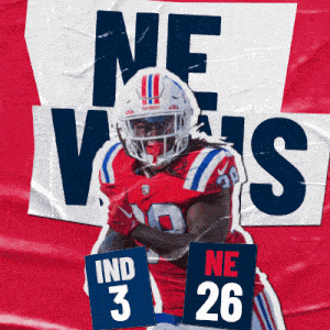 New England Patriots (26) Vs. Indianapolis Colts (3) Post Game GIF - Nfl National Football League Football League GIFs