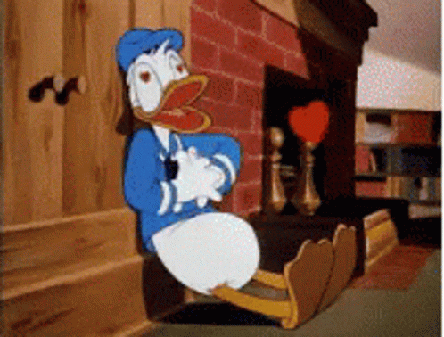 In Love Heartbeat GIF - In Love Heartbeat Donald Duck GIFs
