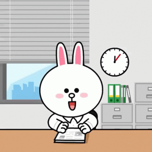Cony Rabbit Lunch GIF - Cony Rabbit Lunch Its Lunch Time GIFs