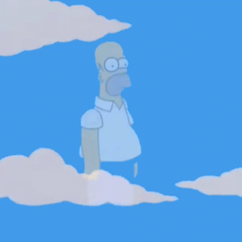 The Simpsons Homer GIF - The Simpsons Homer Floating GIFs