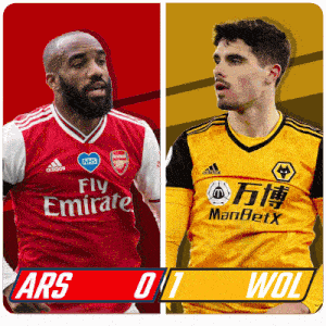 Arsenal F.C. (0) Vs. Wolverhampton Wanderers F.C. (1) Half-time Break GIF - Soccer Epl English Premier League GIFs