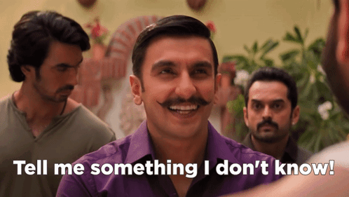 Tell Me Something I Dont Know Ranveer Singh GIF