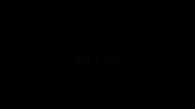 a turquoise colored smoke coming out of a hole on a black background