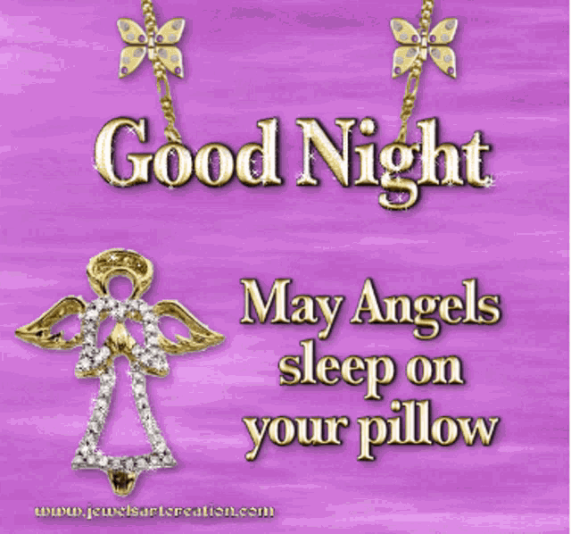 Good Night Angel GIF - Good Night Angel Sparkle GIFs