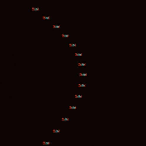 a dark background with a few red and blue lines on it