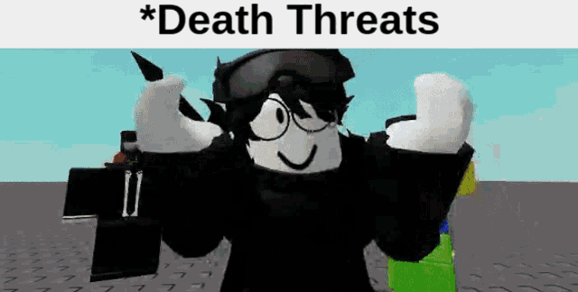 Roblox Death Threats GIF - Roblox Death Threats Meme GIFs