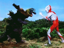 Ultraman Godzilla GIF - Ultraman Godzilla GIFs