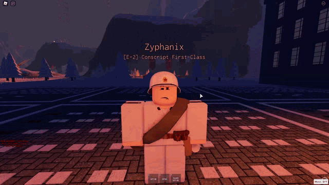 a screenshot of zyphanix 's avatar in a game