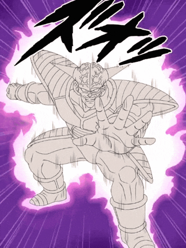 a drawing of a man with a helmet on his head