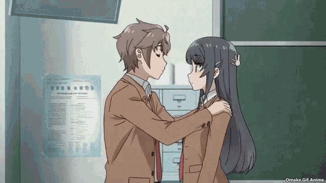 Anime Anime Love GIF - Anime Anime Love Kiss GIFs