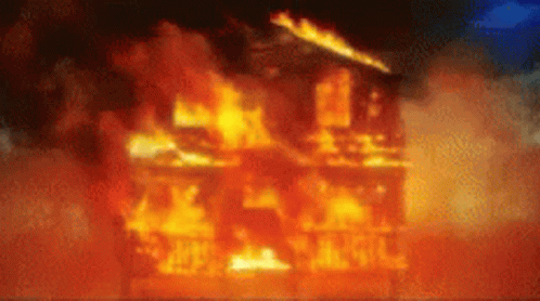 House Burning Down Burning House GIF - House Burning Down Burning House Flames GIFs