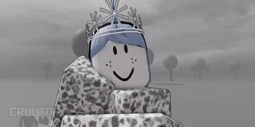 a cartoon character with a crown on his head says hi mafioso