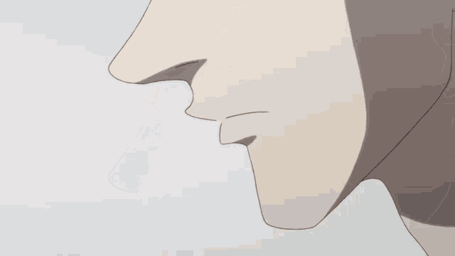 a close up of a man 's face with a very angry look on his face