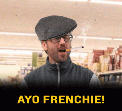 Ayo Frenchie Frenchie GIF - Ayo Frenchie Frenchie Hey Yo Frenchie GIFs