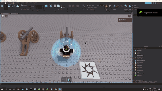 a computer screen shows a screenshot of a lego game