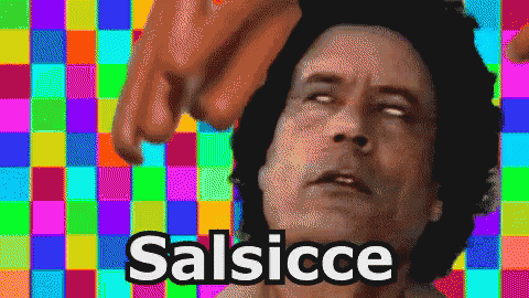Salsicce Salsiccia Follia Colori Faccia Cibo Impazzito GIF - Sausages Sausage Madness GIFs