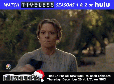 Timeless Season1and2 GIF - Timeless Season1and2 Hulu GIFs