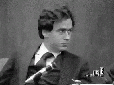 Ted Bundy Ha GIF - Ted Bundy Ha Head Shake GIFs