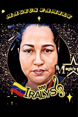 a portrait of a woman with the name iralyss