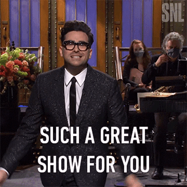 Such A Great Show For You Dan Levy GIF