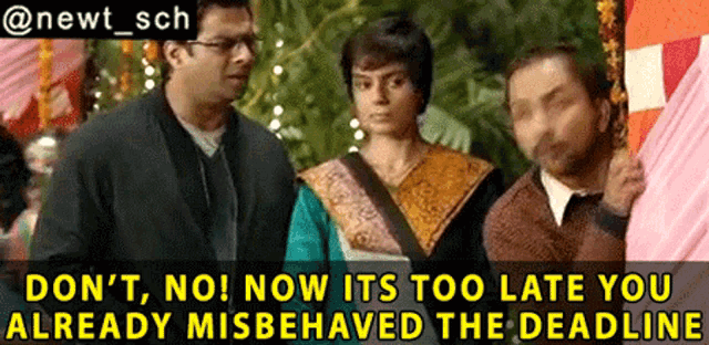 Dont No Now Its Too Late You Already Misbehaved The Deadline Deepak Dobriyal GIF - Dont No Now Its Too Late You Already Misbehaved The Deadline Deepak Dobriyal Tanu Weds Manu GIFs