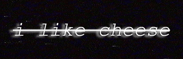 a sign that says " i like cheese " on it