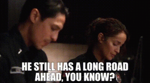 Station19 Andy Herrera GIF - Station19 Andy Herrera He Still Has A Long Road Ahead You Know GIFs