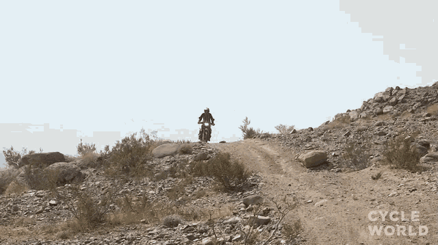 Driving Downhill On My Motorbike Cycle World GIF