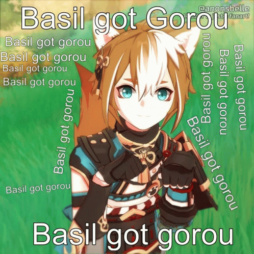 Gorou Basil GIF - Gorou Basil Genshingorou GIFs