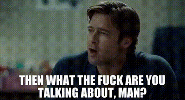 Moneyball Wtf Are You Talking About GIF - Moneyball Wtf Are You Talking About The Hell GIFs
