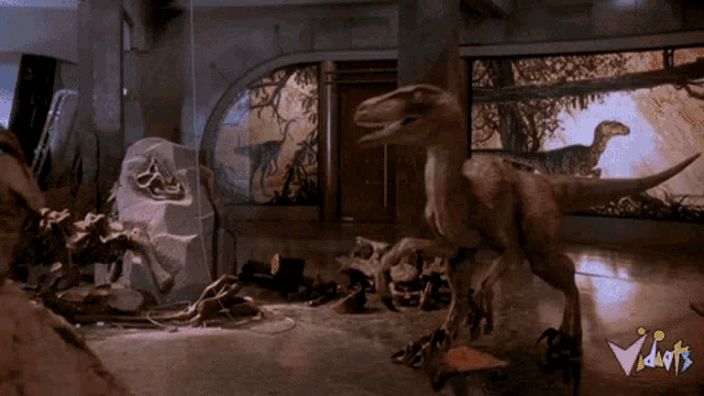 Jurassic Park Raptor GIF - Jurassic Park Raptor Tyrannosaurus Rex GIFs