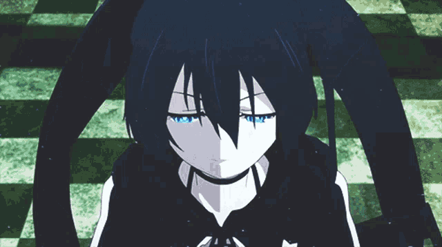 a close up of a person with blue eyes