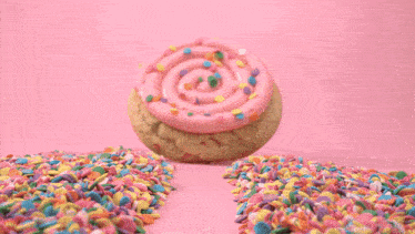 Crumbl Cookies Confetti Cake Cookie GIF - Crumbl Cookies Confetti Cake Cookie Cookies GIFs