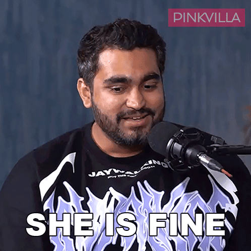 She Is Fine Viraj Ghelani GIF - She Is Fine Viraj Ghelani Pinkvilla GIFs